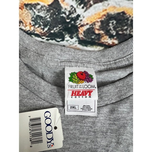 Vtg Fruit of the Loom Heavy Cotton 2XL Gray T Shirt God‎ Ten Commandments Humor - Picture 4 of 4